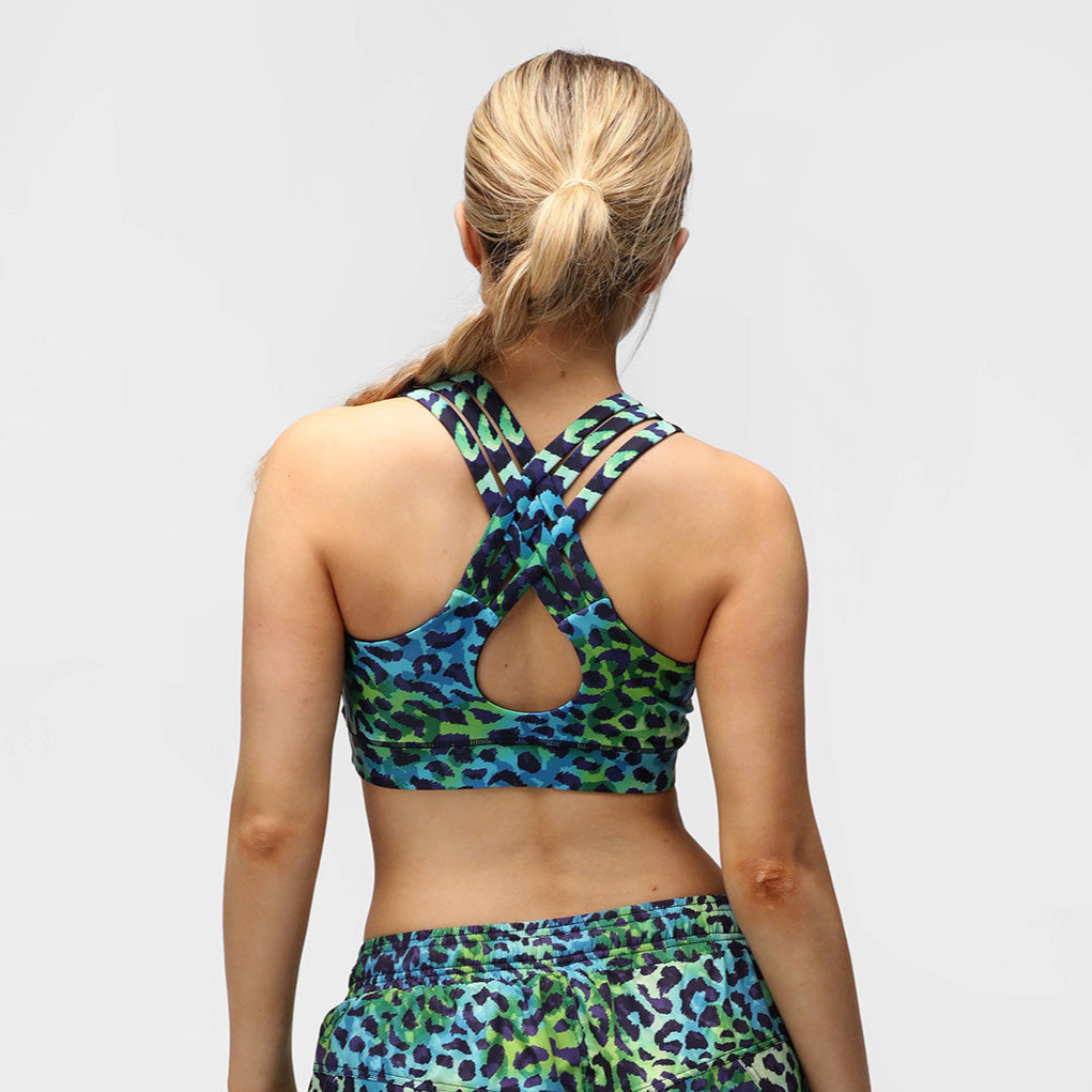 Earth Cat Cross Back Bra - Comfortable & Stylish Women's Sports Bra for Yoga, Running & Workouts - Perfect for Active Lifestyles & Fitness Enthusiasts