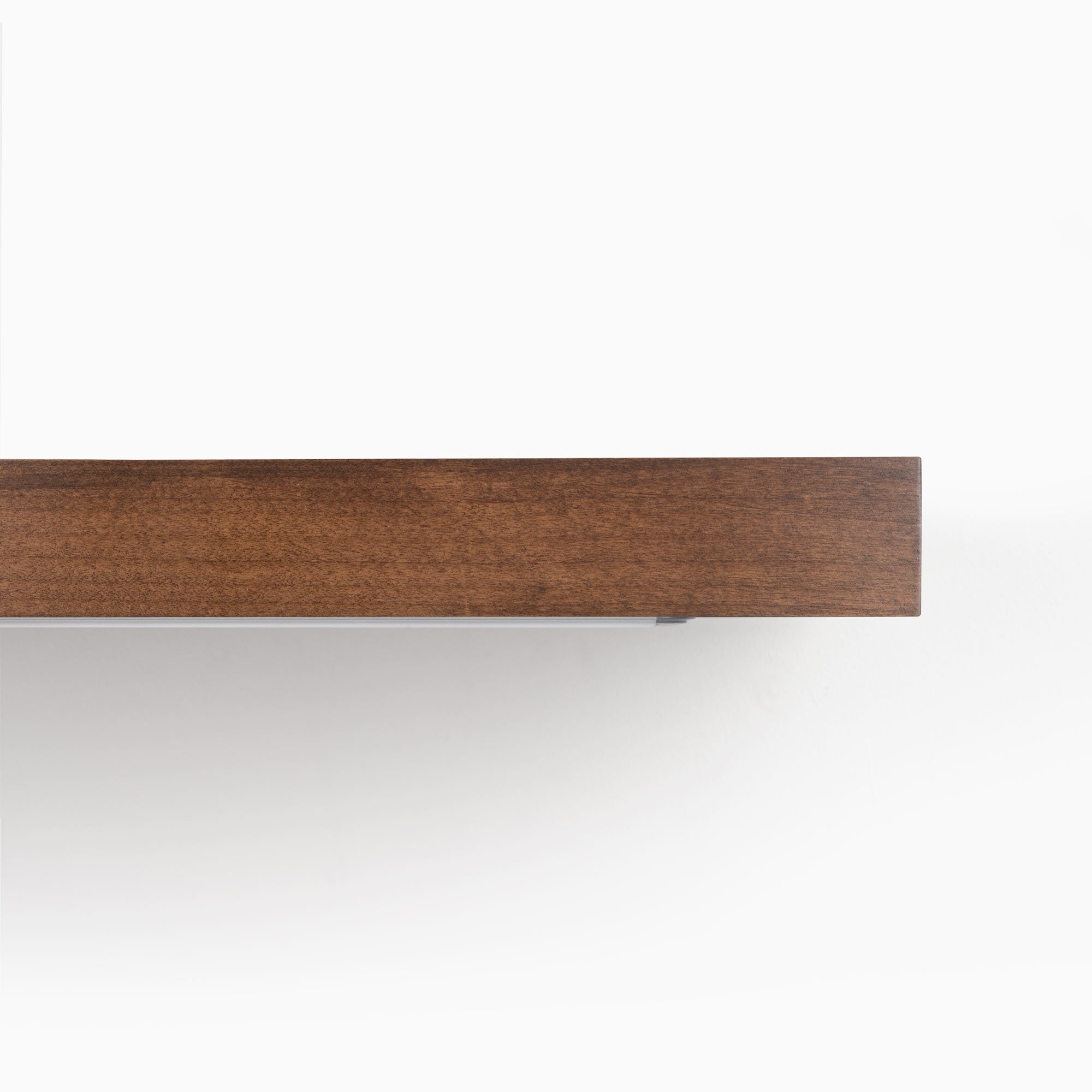 Aksel LED Floating Shelf for Espresso Bar - Modern Wall Mounted Display Shelf with Lights for Coffee Shop, Kitchen, or Home Decor