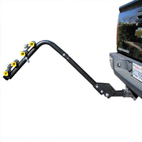 4-Bike Tow Hitch Rack for Mountain Bikes, Beach Cruisers & Road Bikes - Heavy Duty Bicycle Carrier with 5/8