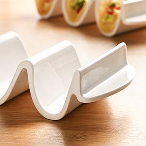 DOWAN Porcelain Taco Holder Set of 2 - 9.75