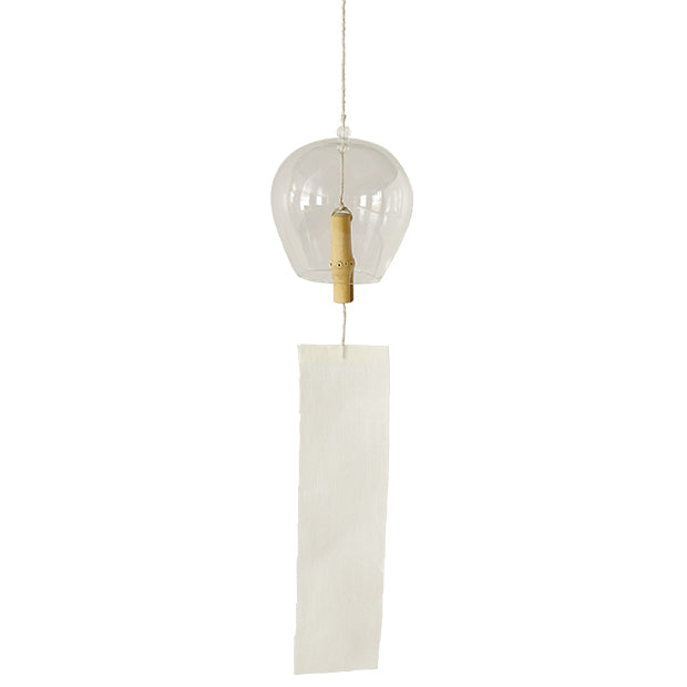 Authentic Kyoto Japanese Glass Wind Chime (Furin) - Handmade in Japan, Elegant Outdoor & Indoor Decor for Garden, Patio, Porch, and Home