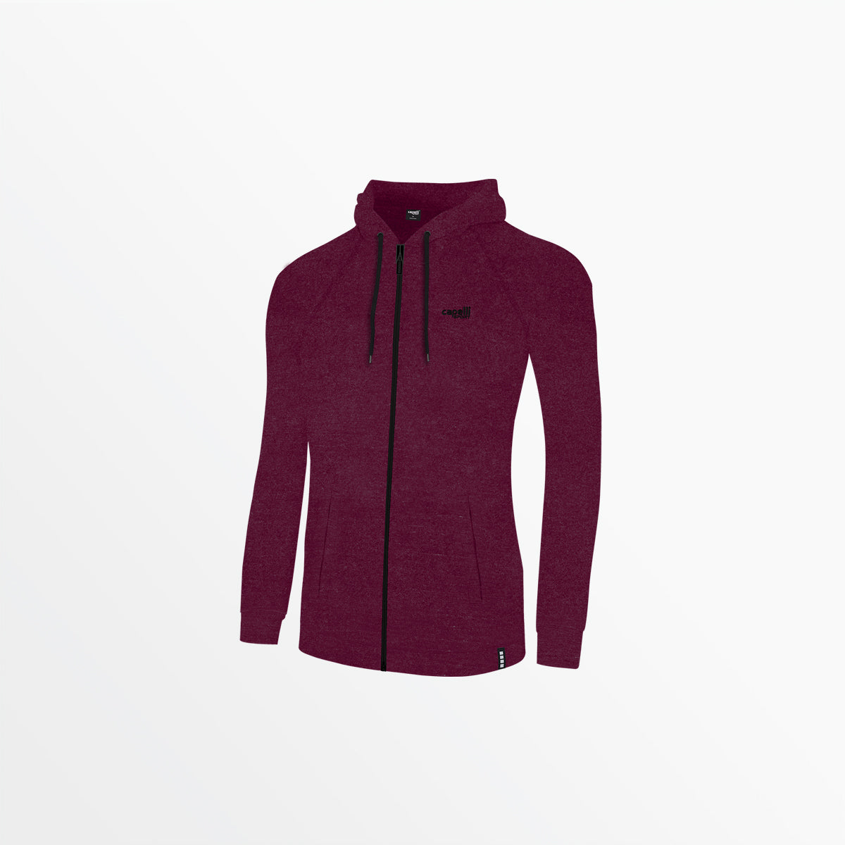 Women's Lightweight Heather Gray Zip Up Hoodie - Soft Fleece Pullover for Casual Wear, Gym, and Outdoor Activities