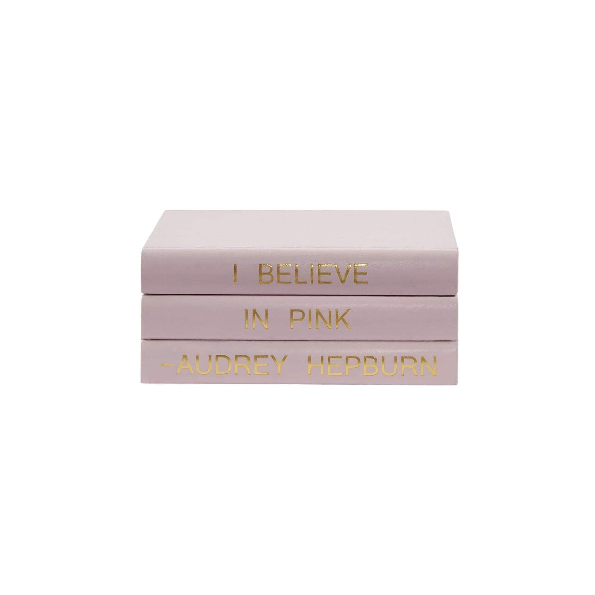 I Believe in Pink Audrey Hepburn Quote Decorative Box - Vintage Inspired Jewelry Storage & Gift Box for Women, Perfect for Home Decor, Dresser Organizer & Keepsake Box