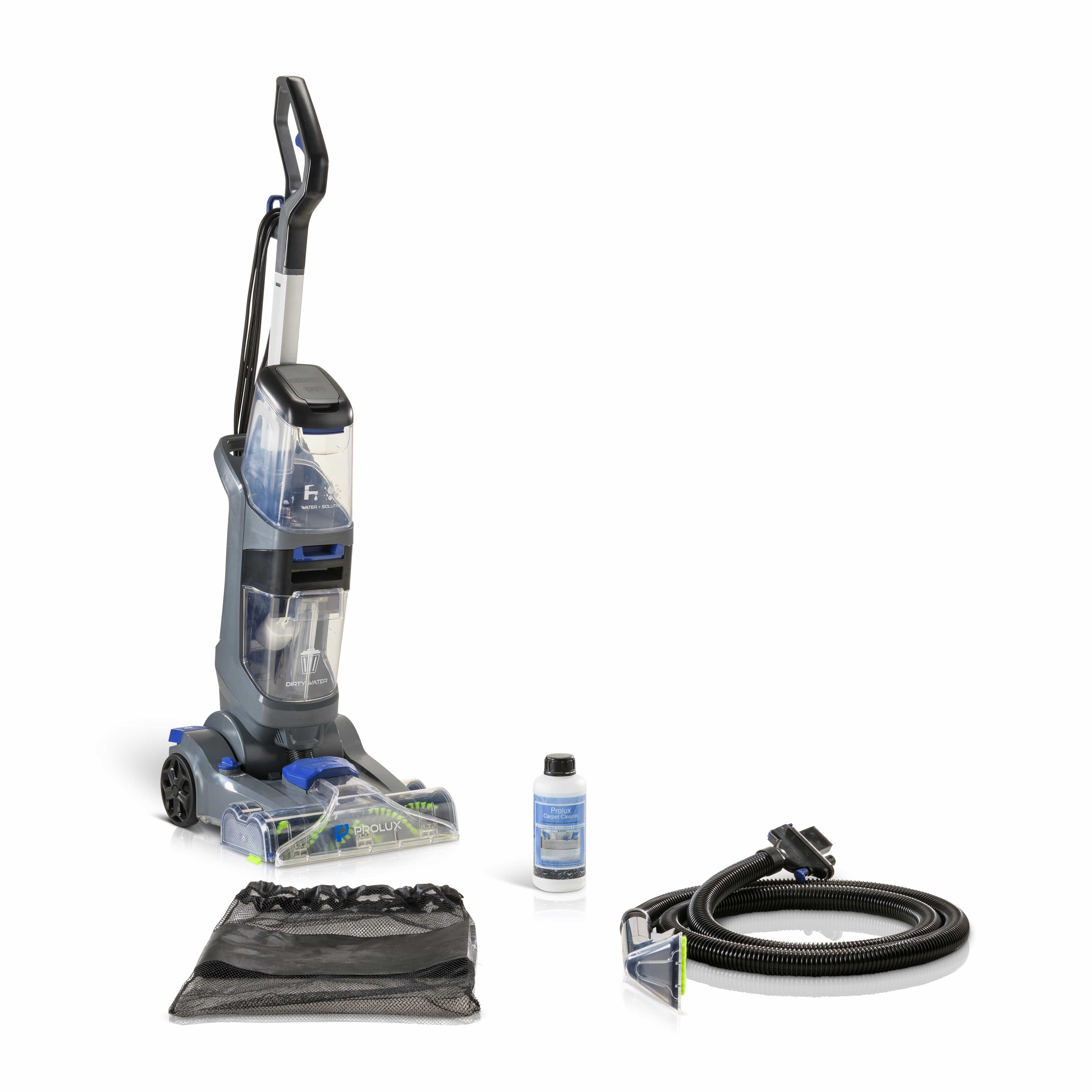 Prolux Upright Carpet & Upholstery Cleaner - Powerful Deep Cleaning Shampooer for Home, Cars & Pets - Removes Stains, Odors & Dirt from Carpets, Furniture & Auto Interiors