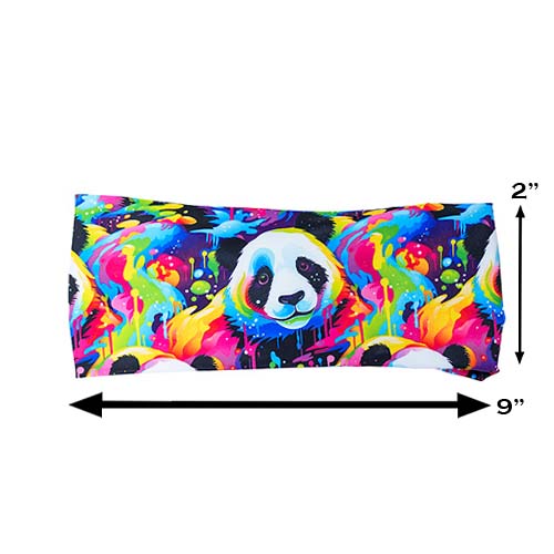 Stylish Panda Print Headband for Women - Cute Animal Hair Accessories for Sports, Yoga, and Everyday Wear