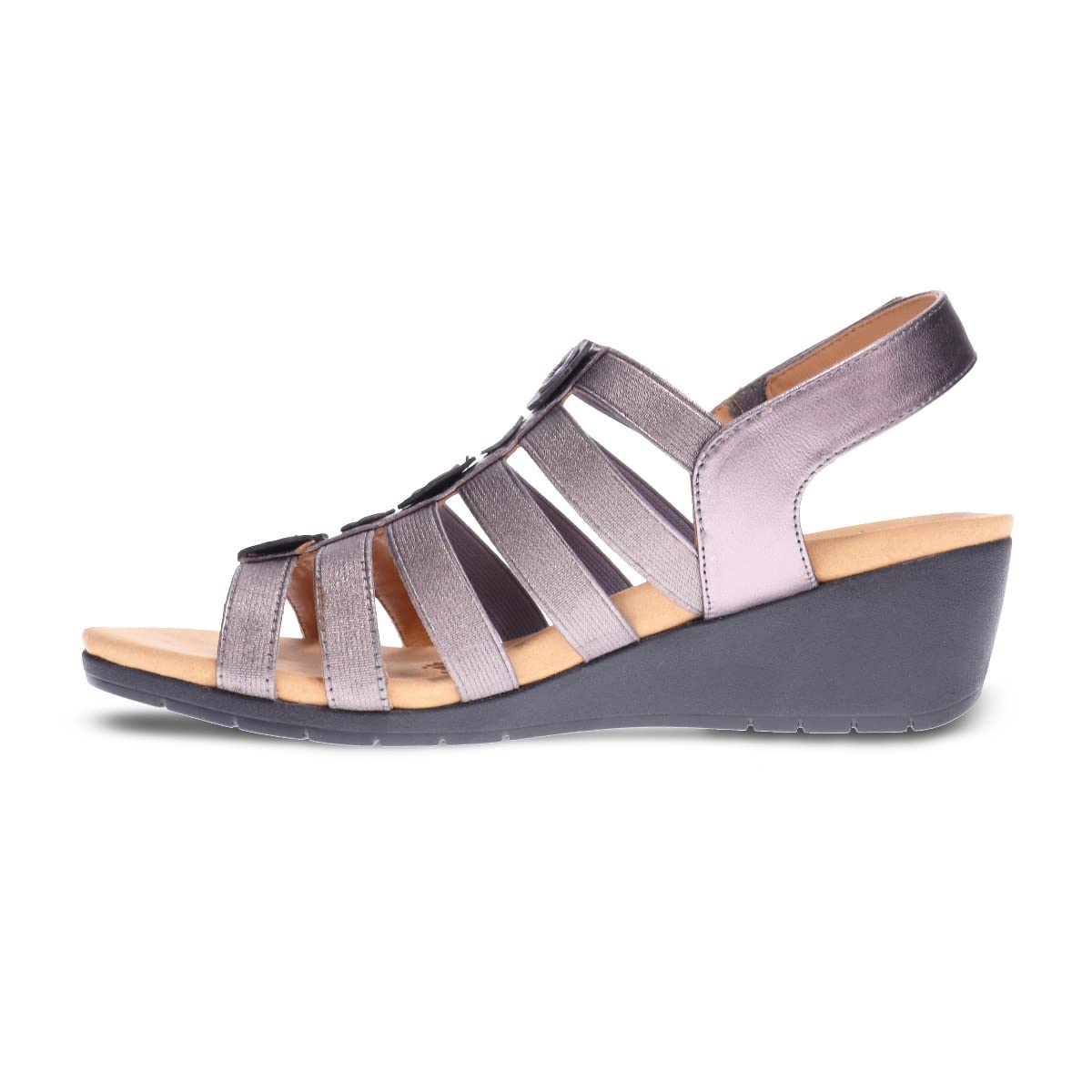 Revere Women's Bari Floral Leather Sandals - Comfortable & Stylish Summer Casual Shoes for Beach, Vacation & Everyday Wear