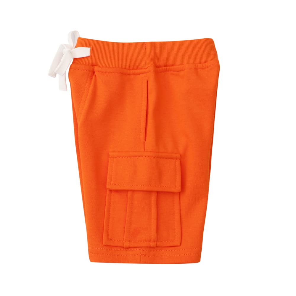 DINGDONG'S CLOSET Boys' Cargo Shorts with Drawstring Waist - Comfortable & Stylish Toddler Shorts for Playtime, Summer Outfits & Outdoor Adventures