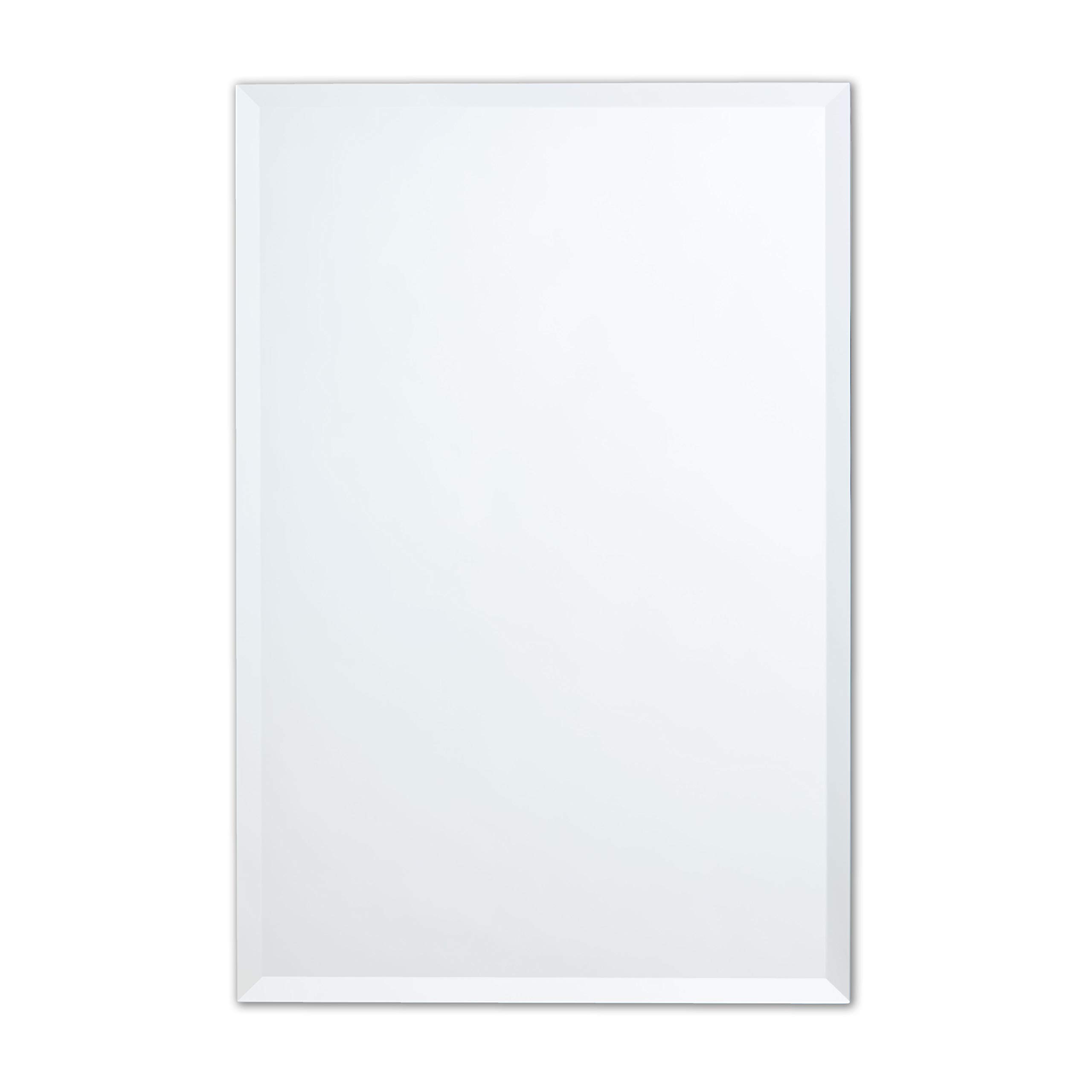 Better Bevel Frameless Square Mirror - 24