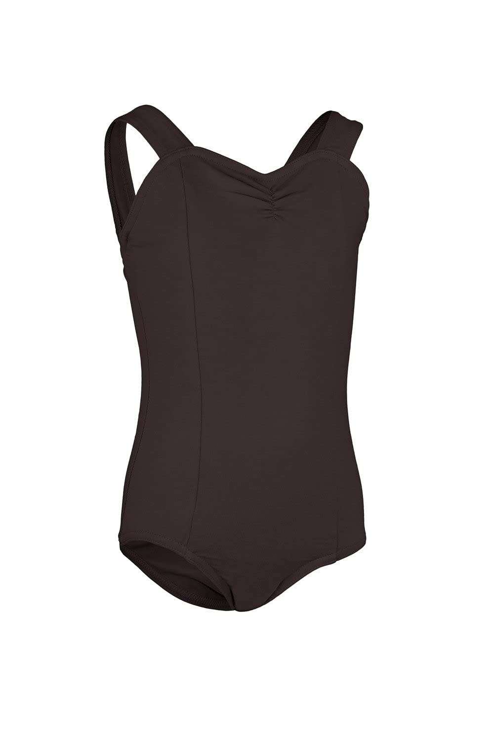 Girls Cotton Tank Leotard for Dance & Gymnastics - Stretchy Comfortable Performance Wear for Ballet, Cheerleading & Theater Costumes