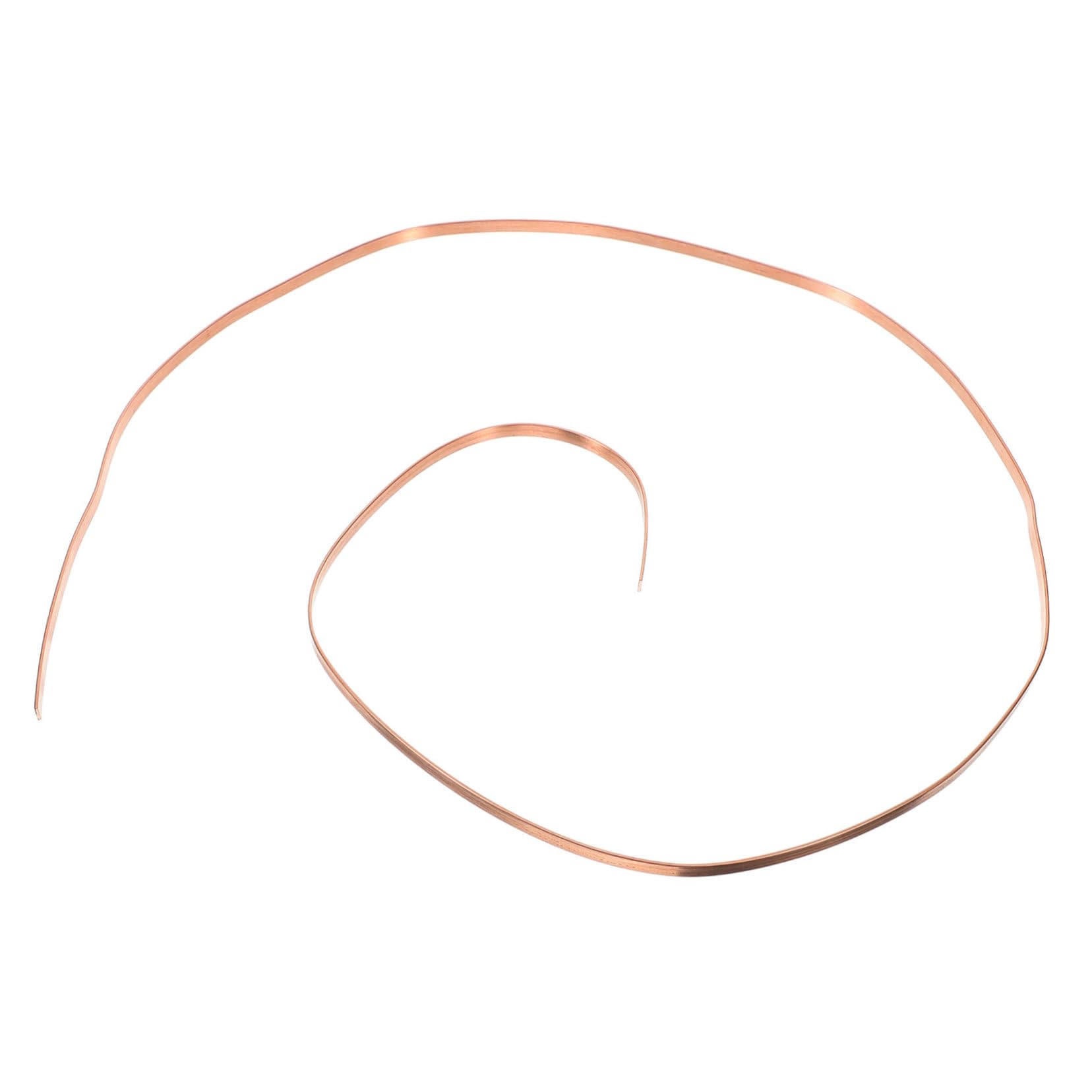 Premium Copper Bus Bar for Battery Connections - High Conductivity Flat Copper Rod, DIY Crafts & Electrical Projects - Perfect for Solar Panels, Automotive Wiring, and Home Electrical Repairs