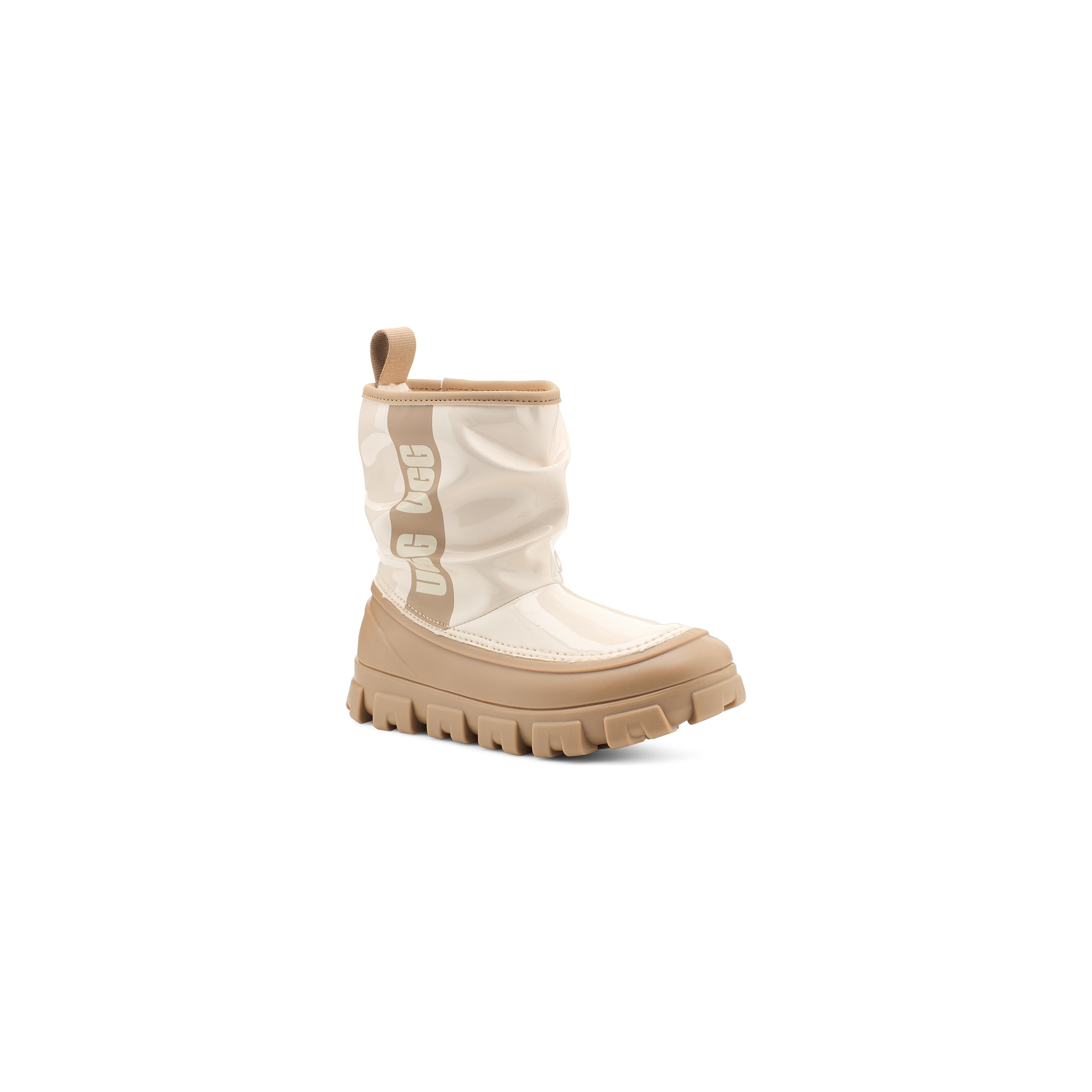 UGG Kid's Classic Brellah Mini Boots in Mustard Seed Jasmine - Warm & Stylish Winter Boots for Girls | Perfect for Snow Days & Outdoor Play