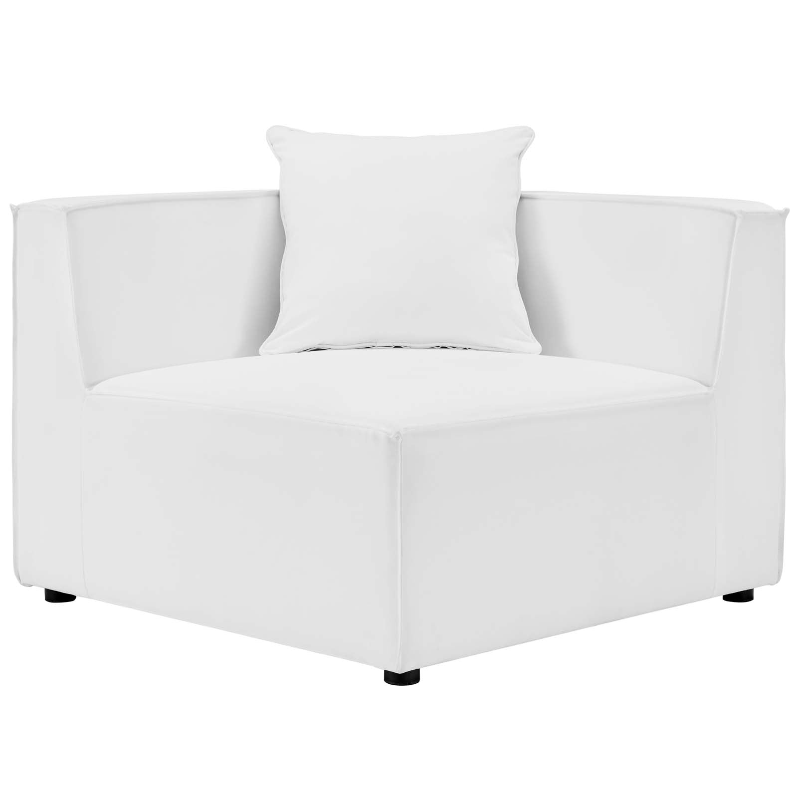 Saybrook Outdoor Patio Upholstered 2-Piece Sectional Sofa Loveseat Set - Waterproof & Weather-Resistant - Perfect for Backyard, Garden, and Poolside Relaxation