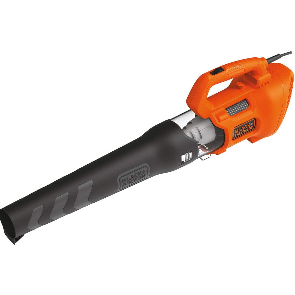 BLACK+DECKER BEBL750 Axial Electric Leaf Blower - Powerful 240 MPH 400 CFM for Yard Cleaning, Lawn Care, and Debris Removal - Ideal for Homeowners and Landscaping Professionals