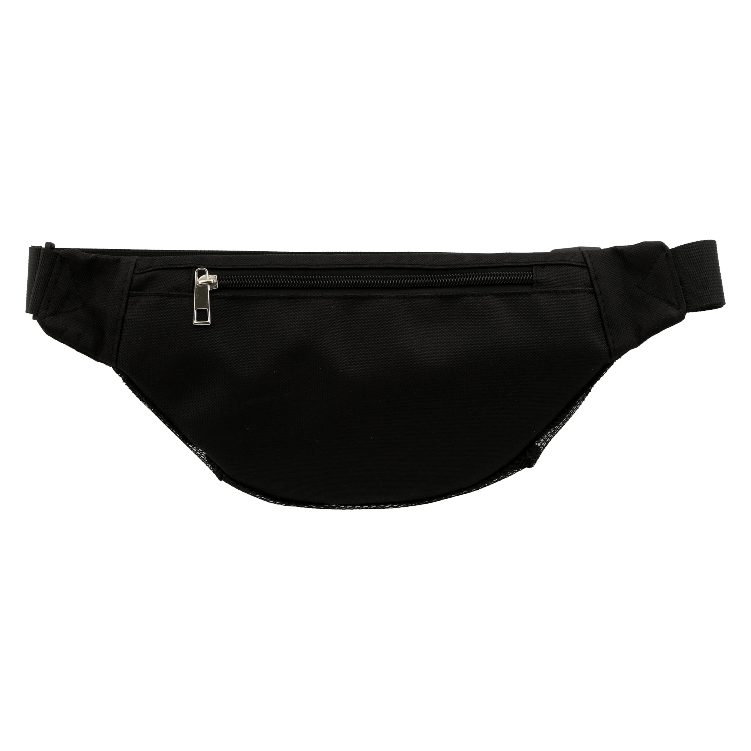 Sand Dipper Seashell Fanny Pack for Women & Men - Adjustable Waist & Crossbody Bum Bag with Front Mesh & Hidden Zipper Pockets - Perfect for Beachcombing, Shell Collecting & Outdoor Adventures - Black
