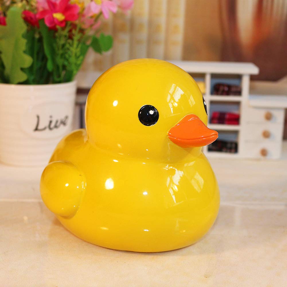 Adorable Rubber Duck Piggy Bank - Large 3XL Size Coin Money Saving Bank for Kids, Boys & Girls | Fun Christmas Birthday Gift Idea | Cute Home Decor for Bathroom, Nursery & Kids Room