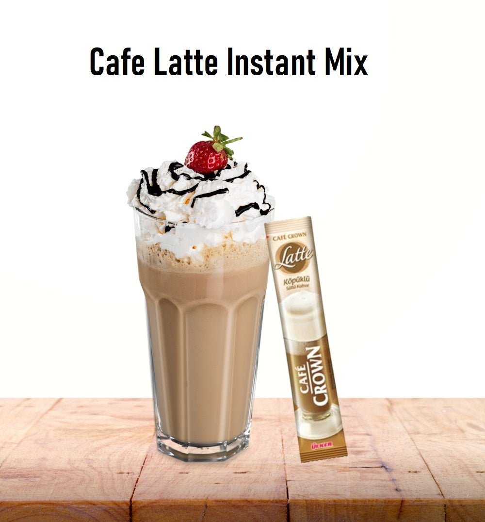 Ulker Cafe Latte - Premium Instant Coffee Mix (1 Unit) - Perfect for Home, Office & Travel