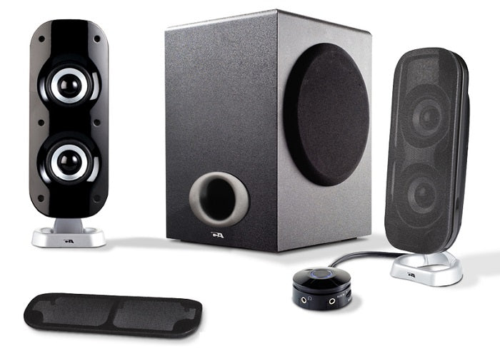 Cyber Acoustics CA-3810 2.1 Channel Computer Speaker System with Subwoofer - Perfect for Gaming, Movies & Music in Home Office or Dorm Room