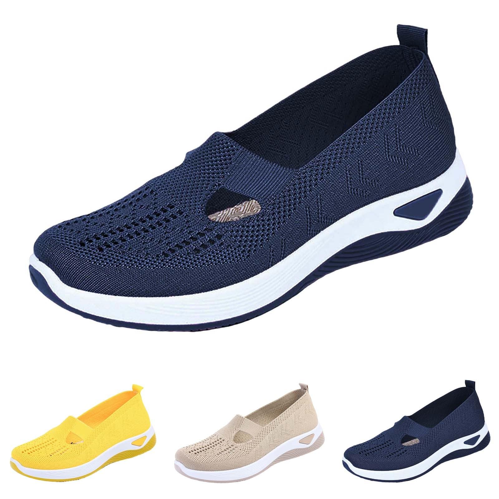 **Men's Breathable Orthopedic Casual Shoes - Comfortable Walking & Dress Sneakers - White Leather Cross Trainer for Work, Travel & Everyday Wear**