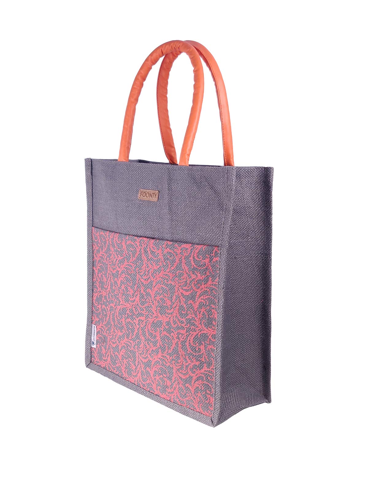 FOONTY Multicolor Tote Bag, Lunch Bag & Gym Bag - Durable & Stylish for Work, School, Travel & Shopping (FFFWB6016B)