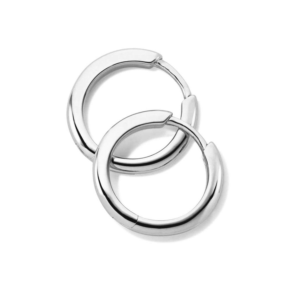 Minimalist Medium Hoop Earrings - 14K Gold Plated Simple Circle Earrings for Women | Everyday Wear, Office, Date Night & Special Occasions