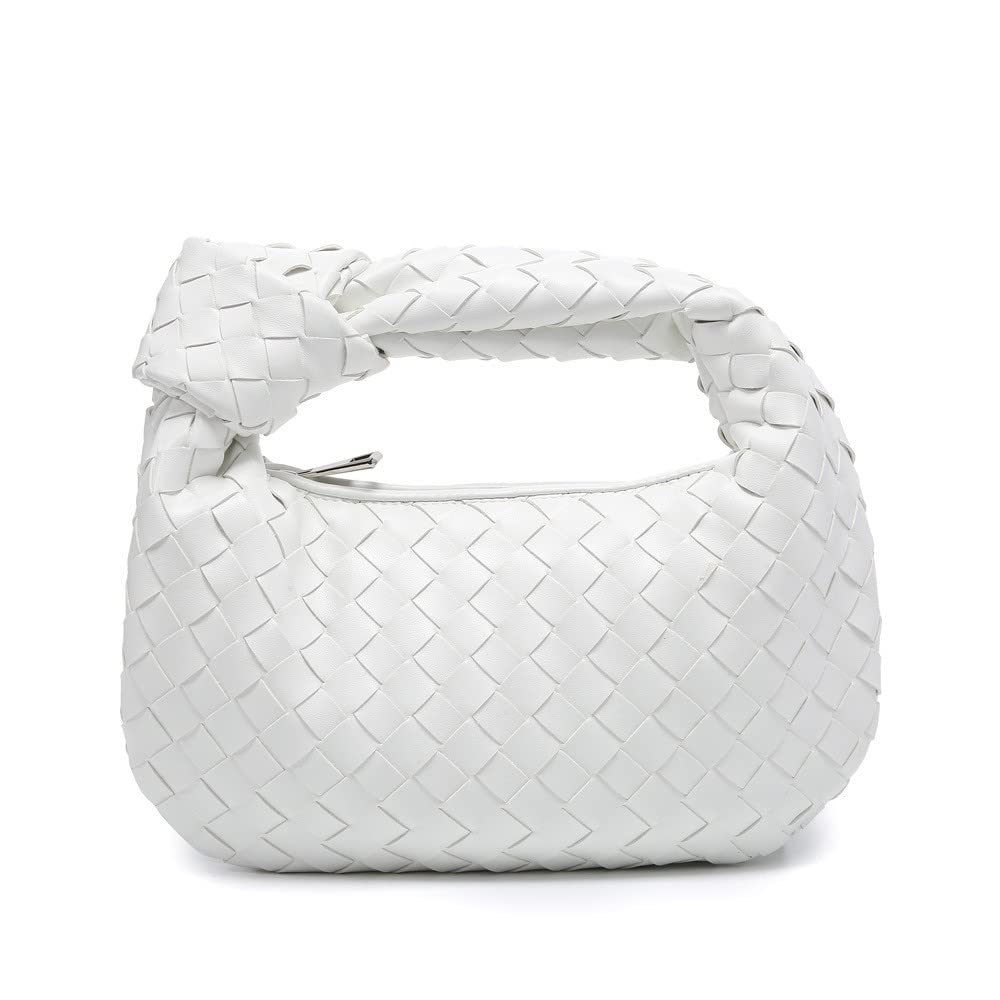 Stylish Knotted Woven Women's Handbag - Fashionable Bucket & Shoulder Bag for Summer, Casual Outings, and Evening Clutch | Perfect for Beach, Shopping, and Party Occasions