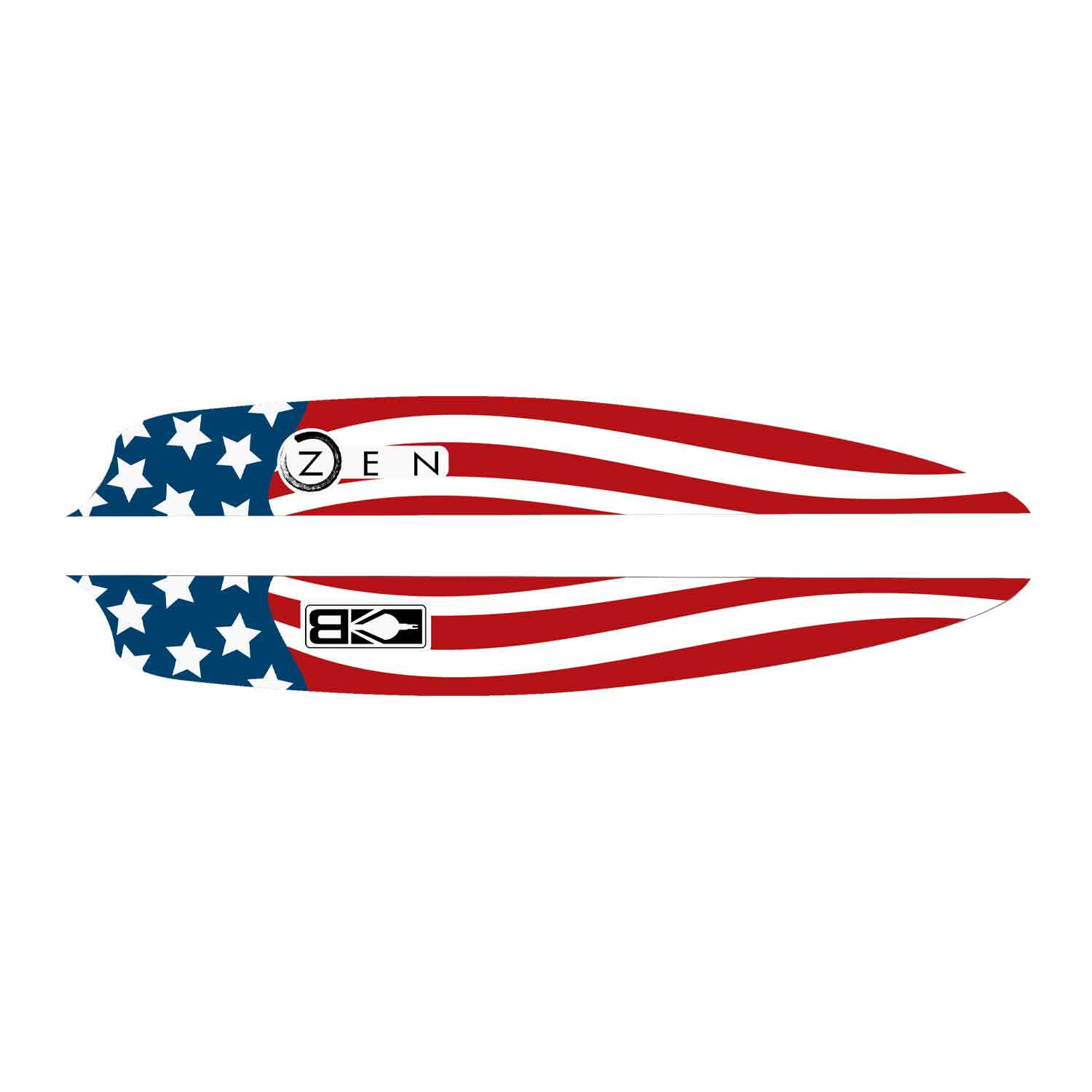 Bohning Zen Vane American Flag Archery Fletching for Hunting & Target Practice - Perfect for Outdoor Sports & Bowhunting Adventures