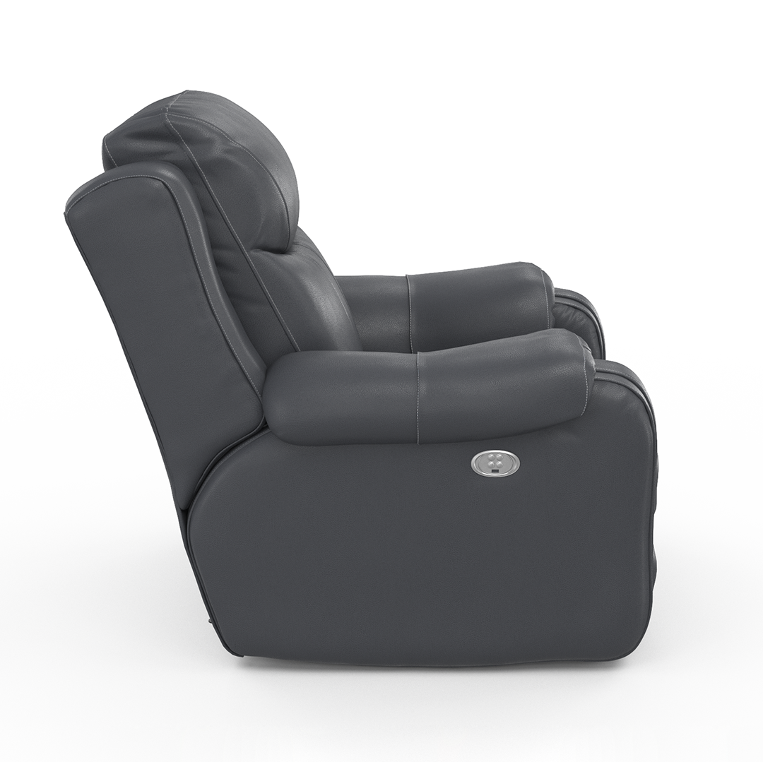 Marvel Rocker Recliner Chair - Comfortable Swivel Glider with Lumbar Support - Perfect for Nursery, Living Room & Home Theater Relaxation