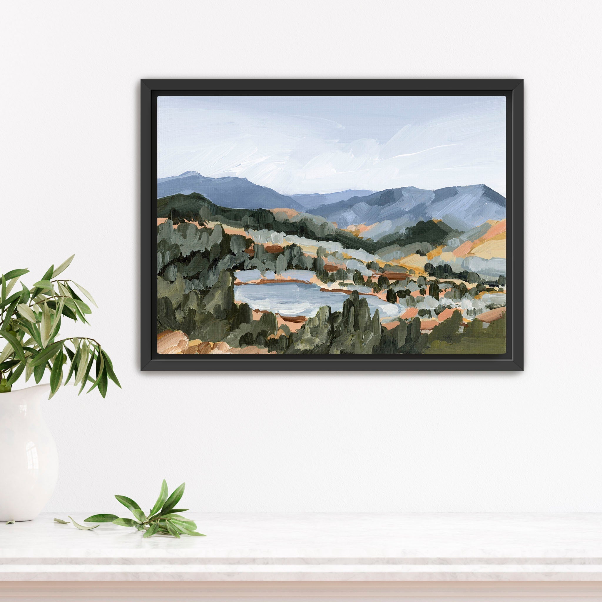 Hike to the Top Art Print - Nature Inspired Wall Decor for Living Room, Bedroom & Office - Perfect for Hiking Enthusiasts & Outdoor Lovers