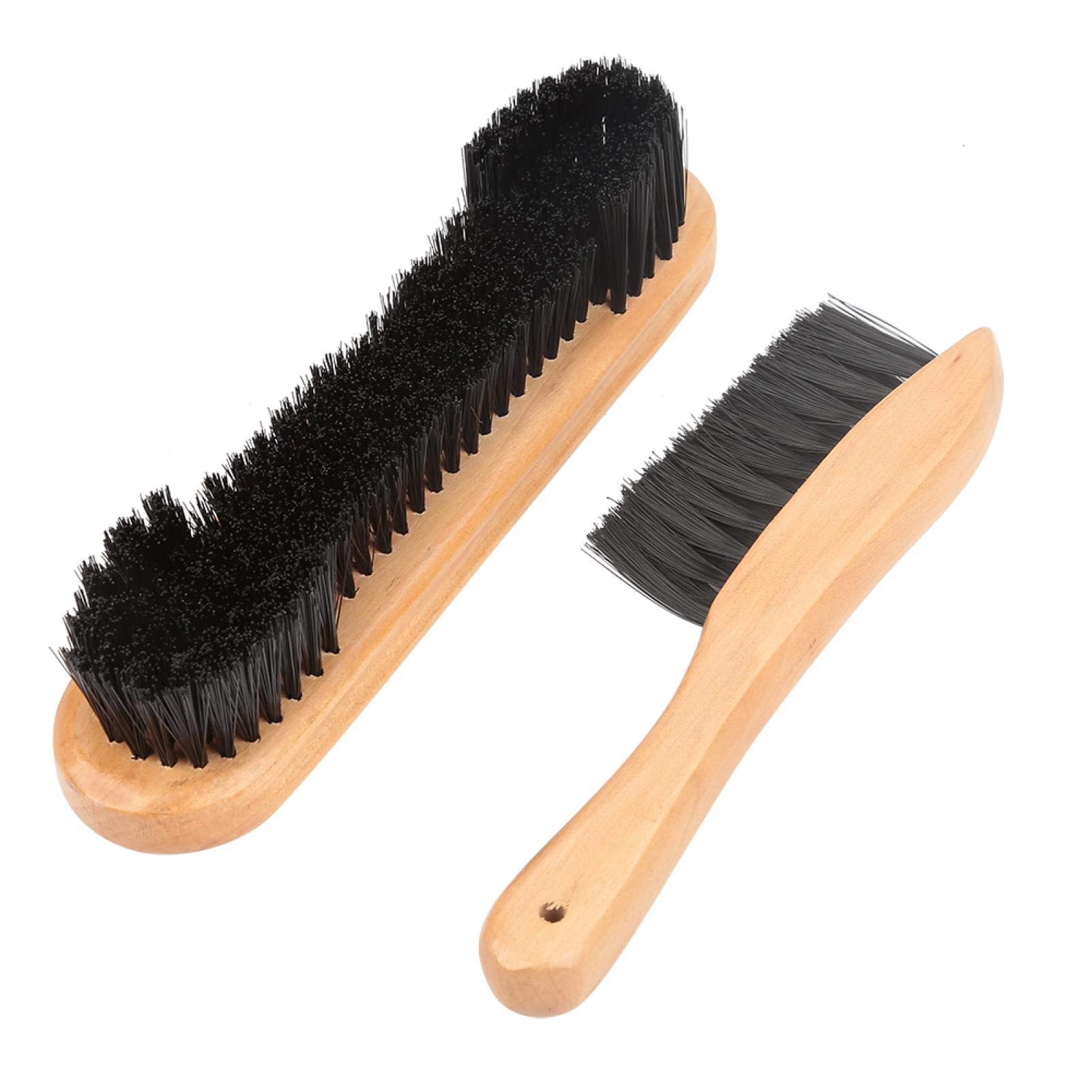 Premium Pool Table Brush Cleaner Kit - 2-Piece Billiards Rail Brush Set for Effective Table Maintenance | Perfect for Home Game Rooms, Bars & Pool Halls