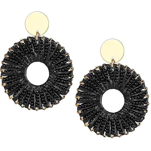 black beaded