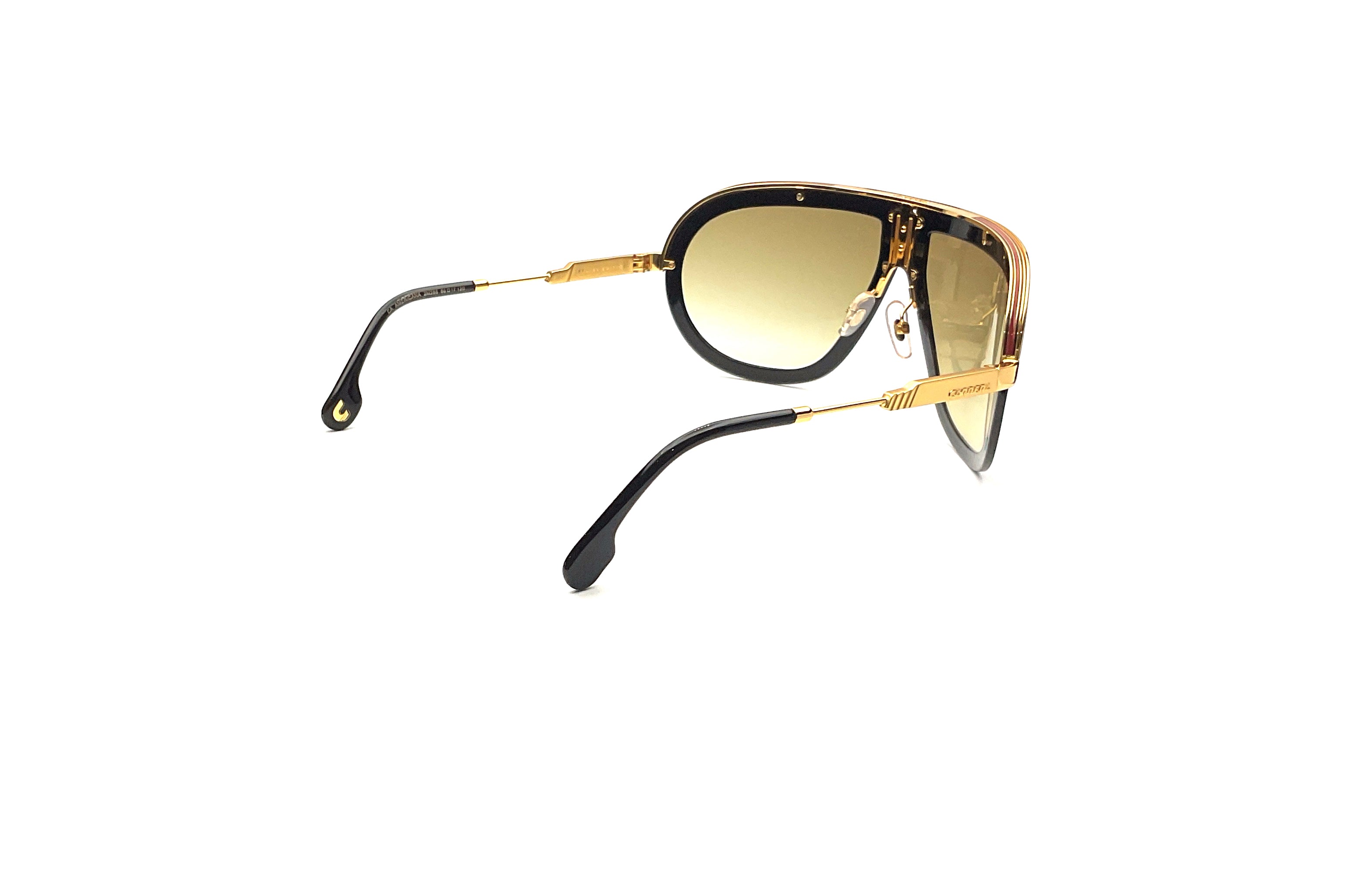Carrera CA Americana Sunglasses - Black & Gold Aviator Style for Men & Women - Perfect for Driving, Travel, and Outdoor Activities