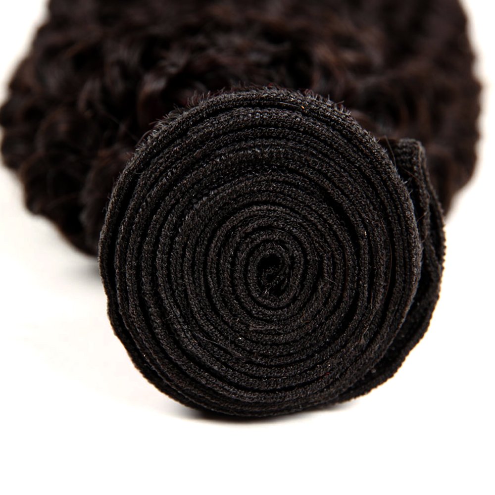 ISEE Hair 9A Grade Mongolian Kinky Curly Virgin Human Hair Weave Extensions - 100% Human Hair Wefts (14/16/18 Inch) for Natural Black Women Hairstyles | Perfect for Protective Styles, Braids, Twist Outs & Everyday Wear