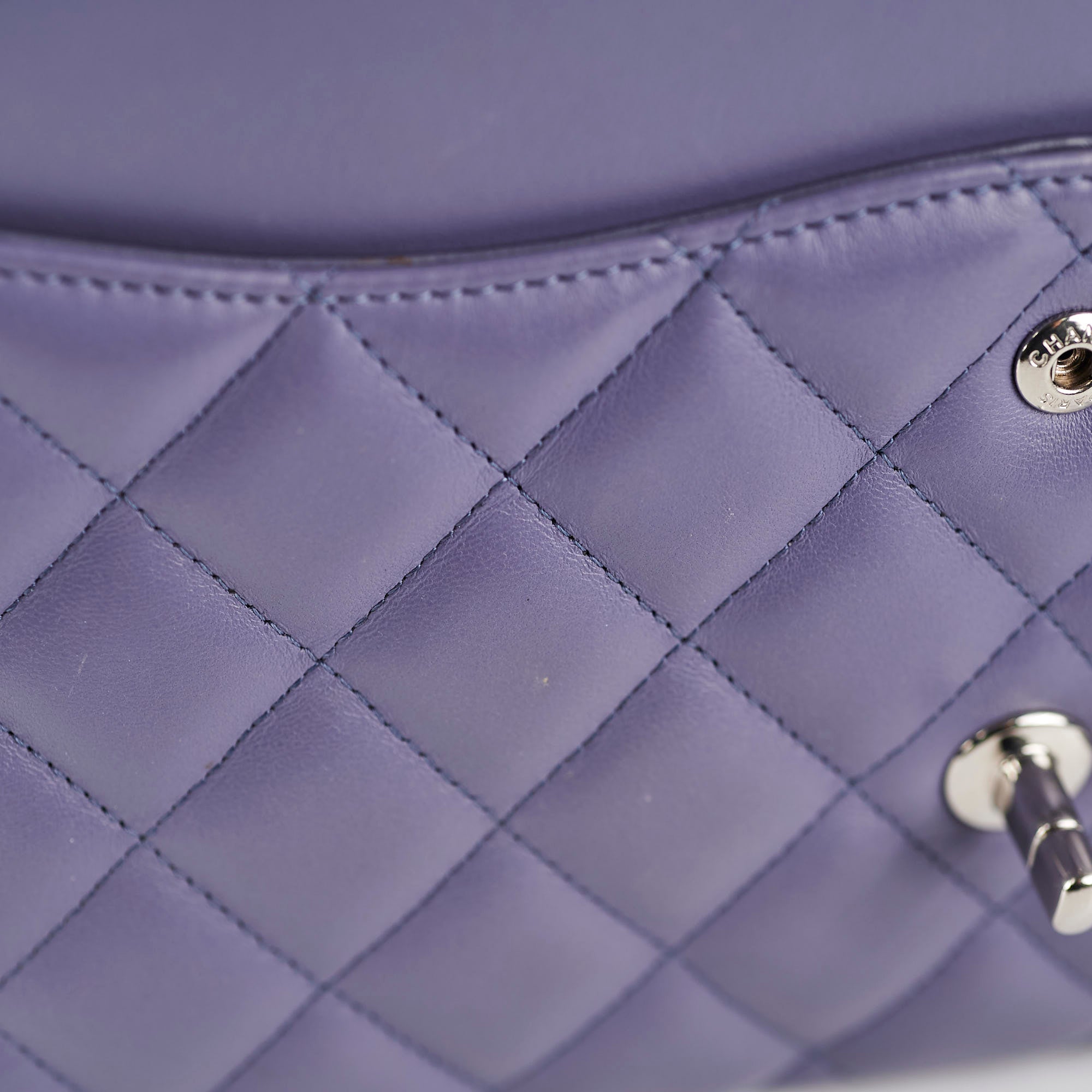 Chanel Jumbo Double Classic Flap Bag in Purple - Luxury Designer Handbag for Women | Perfect for Evening Events, Parties & Special Occasions