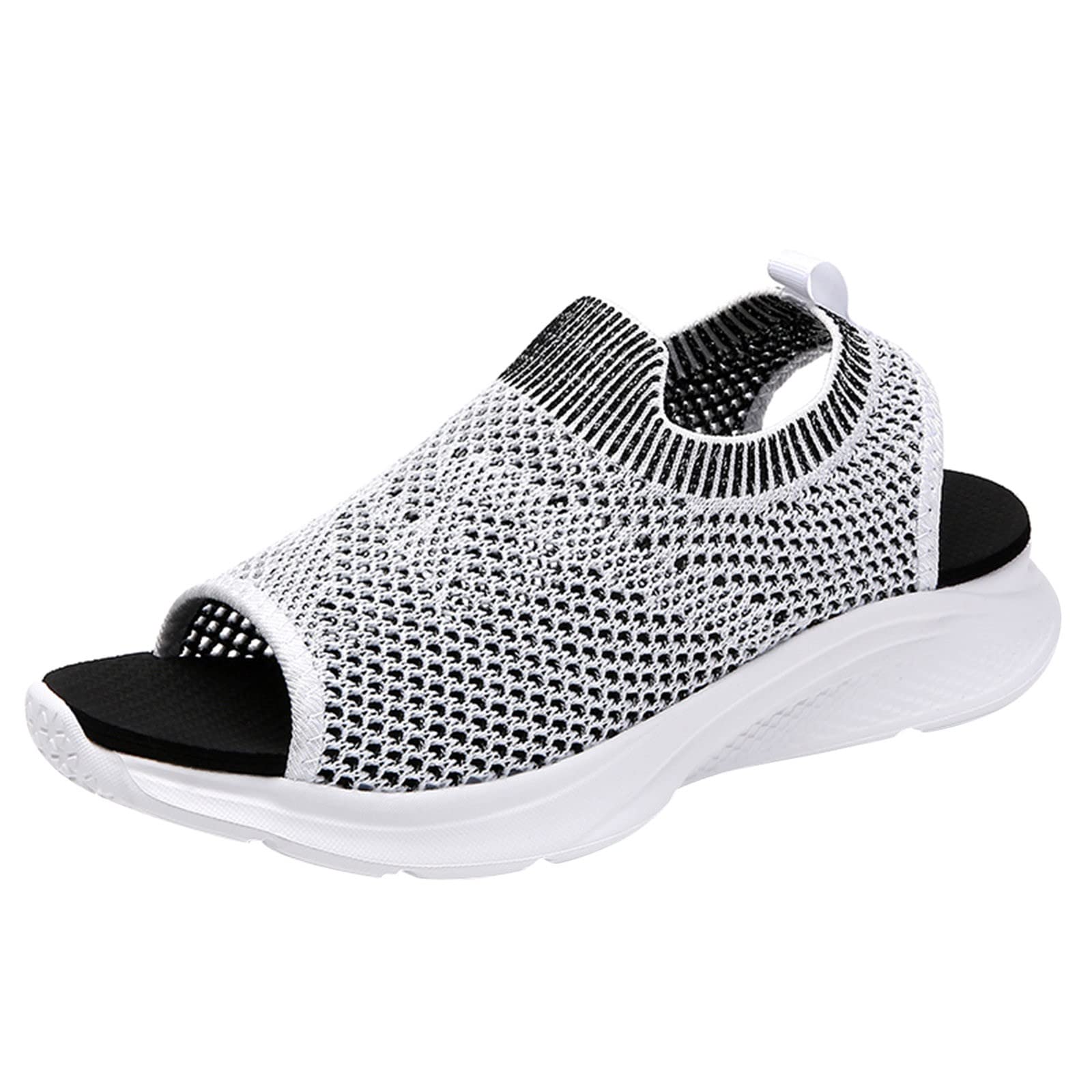 Women's Breathable Mesh Peep Toe Wedge Sandals with Bows - Summer Beach & Sport Shoes Size 11 | Perfect for Outdoor Activities, Walking, and Casual Wear