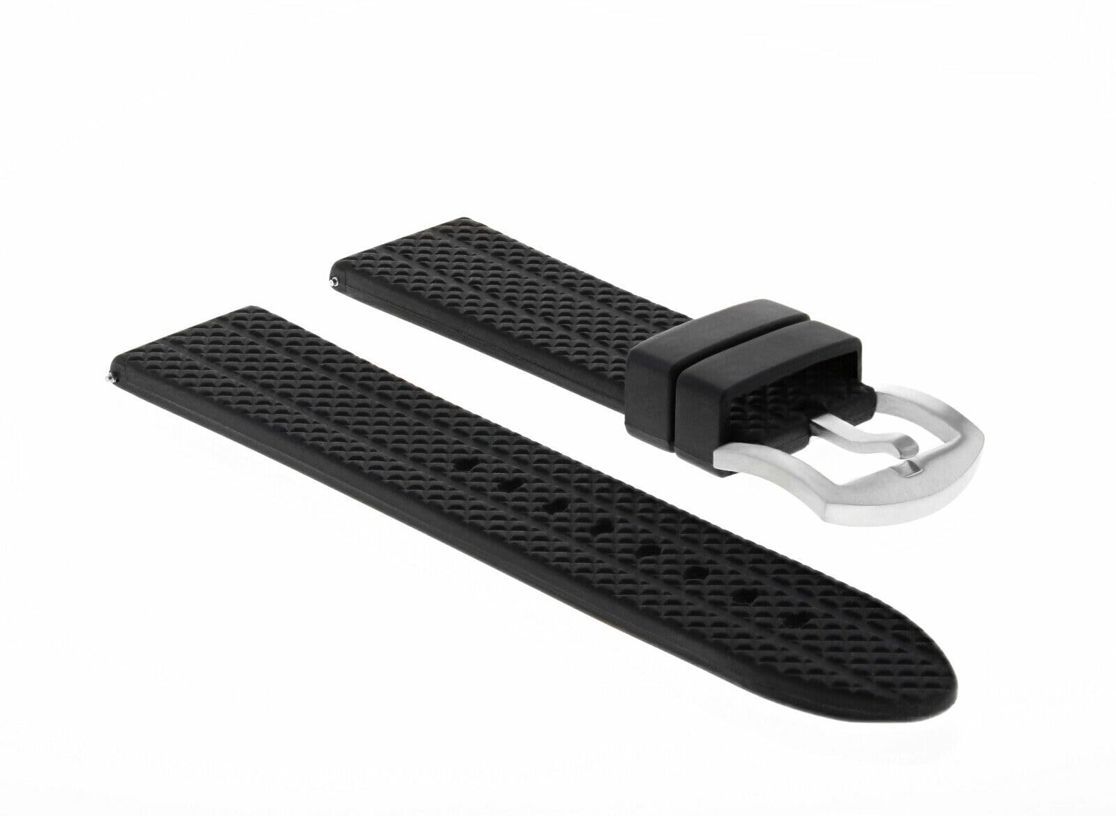 22mm Silicone Diver Watch Band for Tissot PRC200 - Swimming & Diving