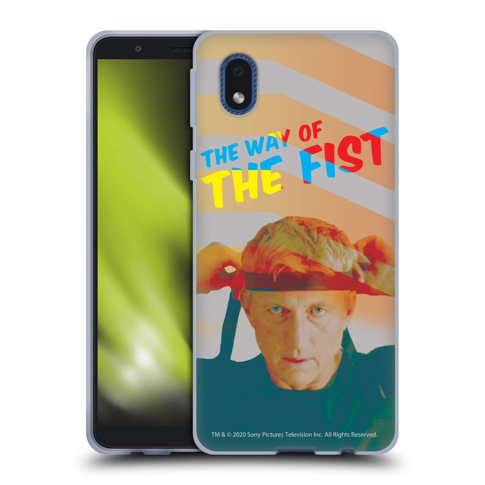 Head Case Designs Officially Licensed Cobra Kai The Way of The Fist Samsung Galaxy A01 Core Case (2020) - Durable Soft Gel Phone Cover for Fans, Daily Protection & Style