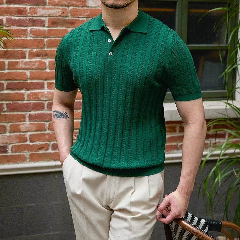 Spring Gentleman English T-Shirt - Stylish Casual Wear for Men | Perfect for Office, Outings & Everyday Comfort