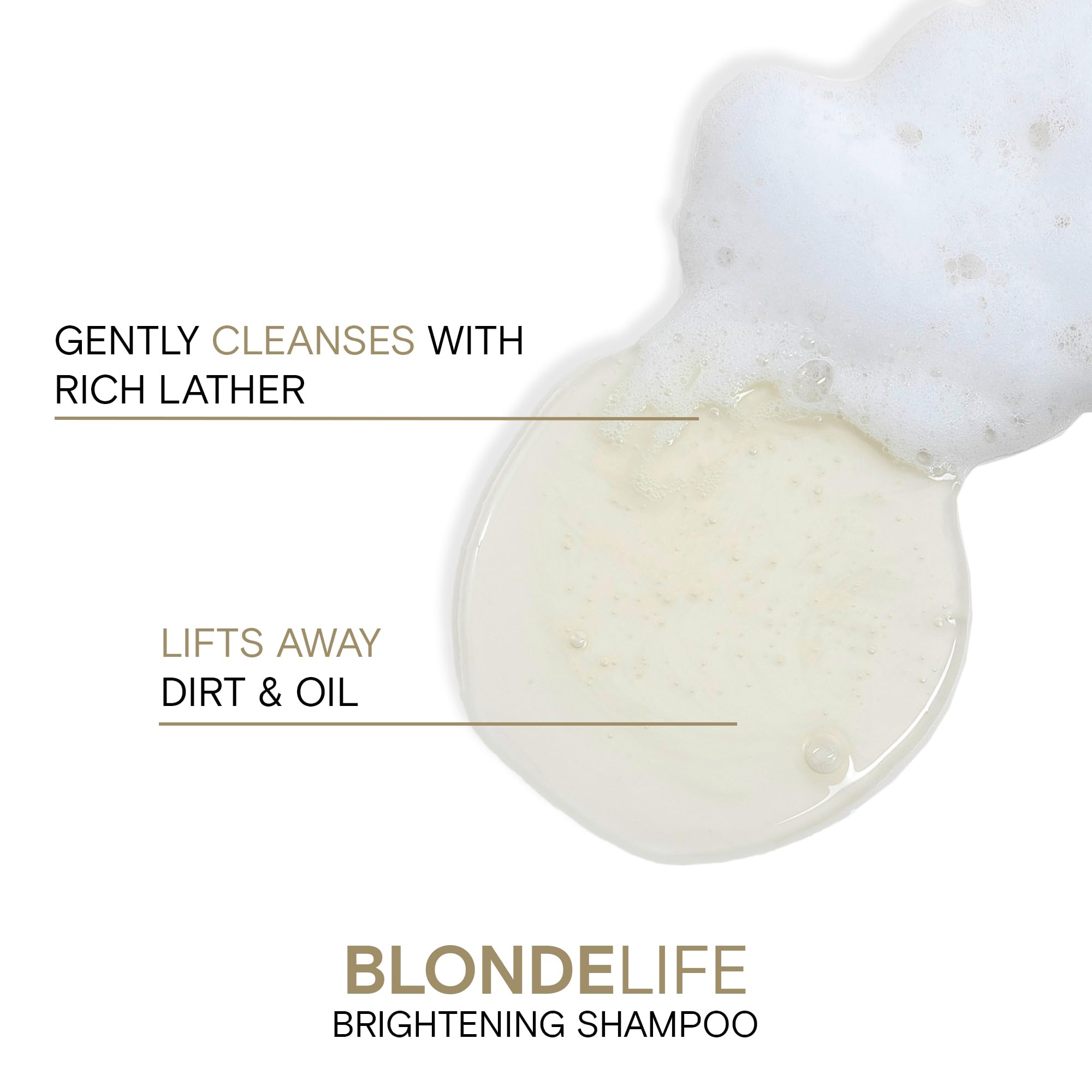 Joico Blonde Life Brightening Shampoo for Blonde Hair - Sulfate Free with Monoi & Tamanu Oil - Adds Softness & Smoothness - 10.1 Fl Oz - Perfect for Color-Treated & Highlighted Hair at Home or Salon