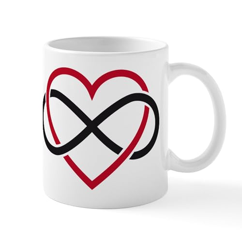 White - Infinity Heart, Never Ending Love Mug
