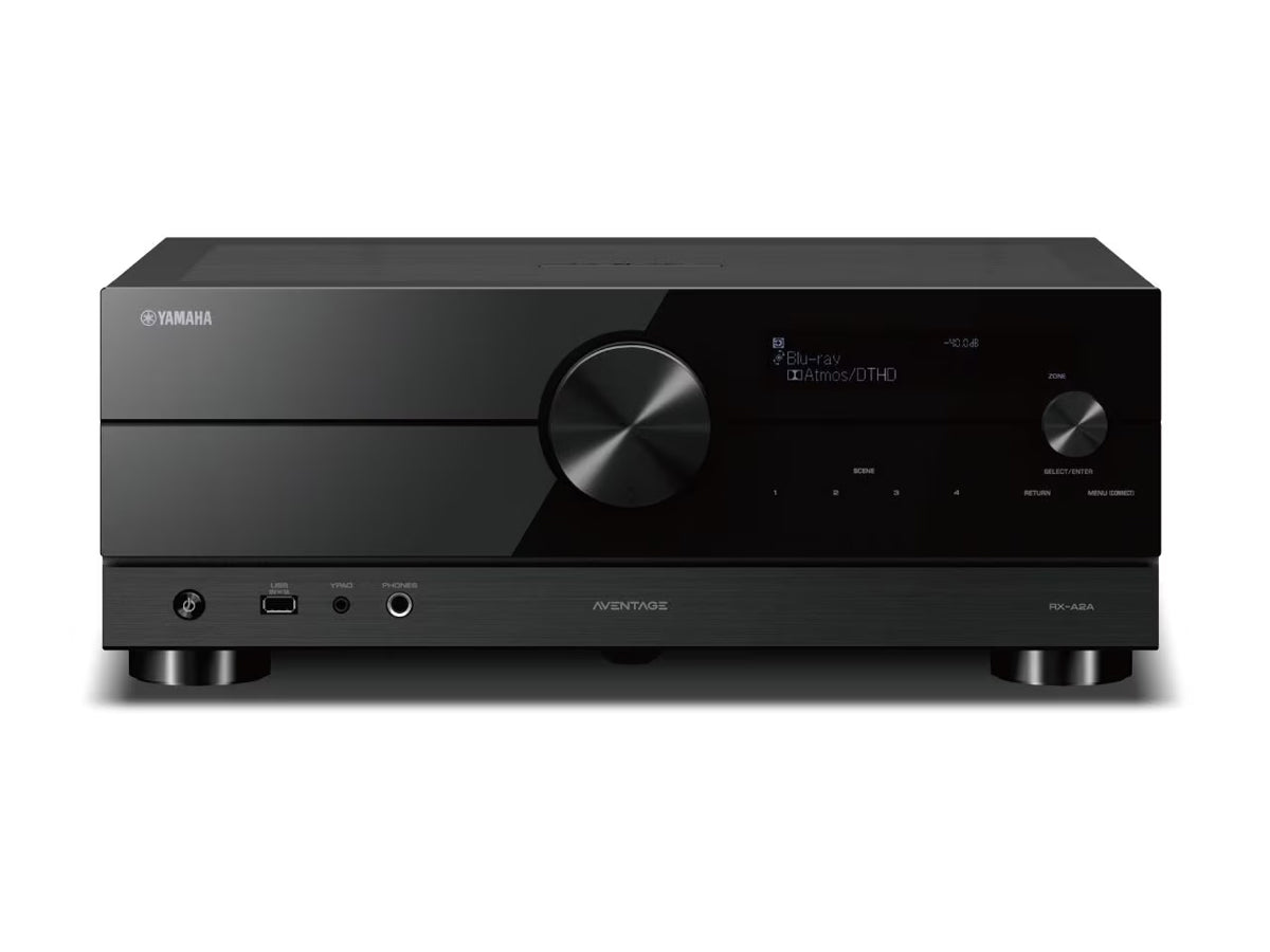 Yamaha RX-A2A 7.2-Channel AV Receiver for Home Theater - 8K HDMI, Dolby Atmos, MusicCast - Perfect for Movies, Gaming & Music Streaming