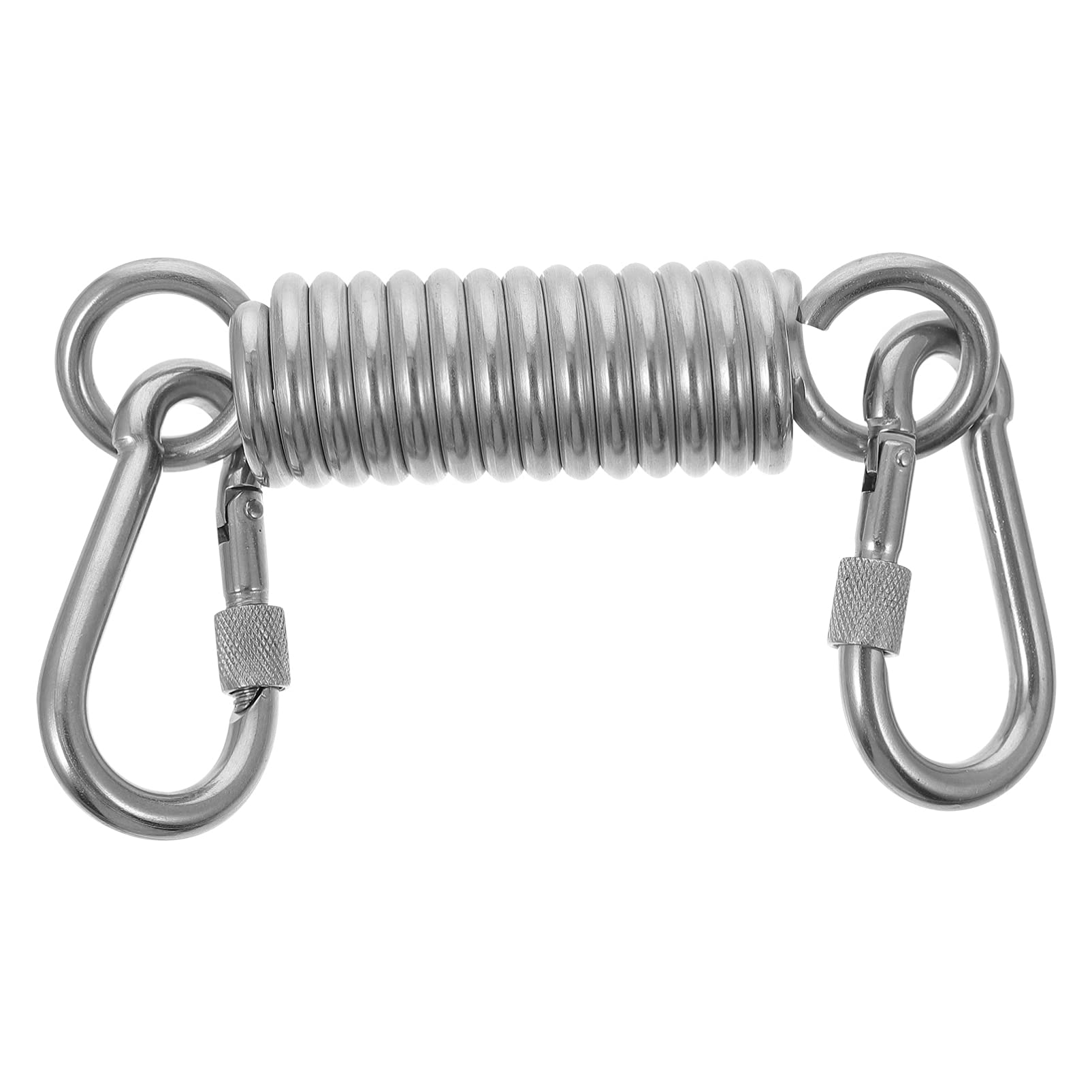UKCOCO Heavy Duty Retractable Spring Hook Set - Durable Hanging Hooks for Hammocks, Swings, Clothes Racks & Porch (1 Set) - Perfect for Outdoor, Indoor & Garage Organization
