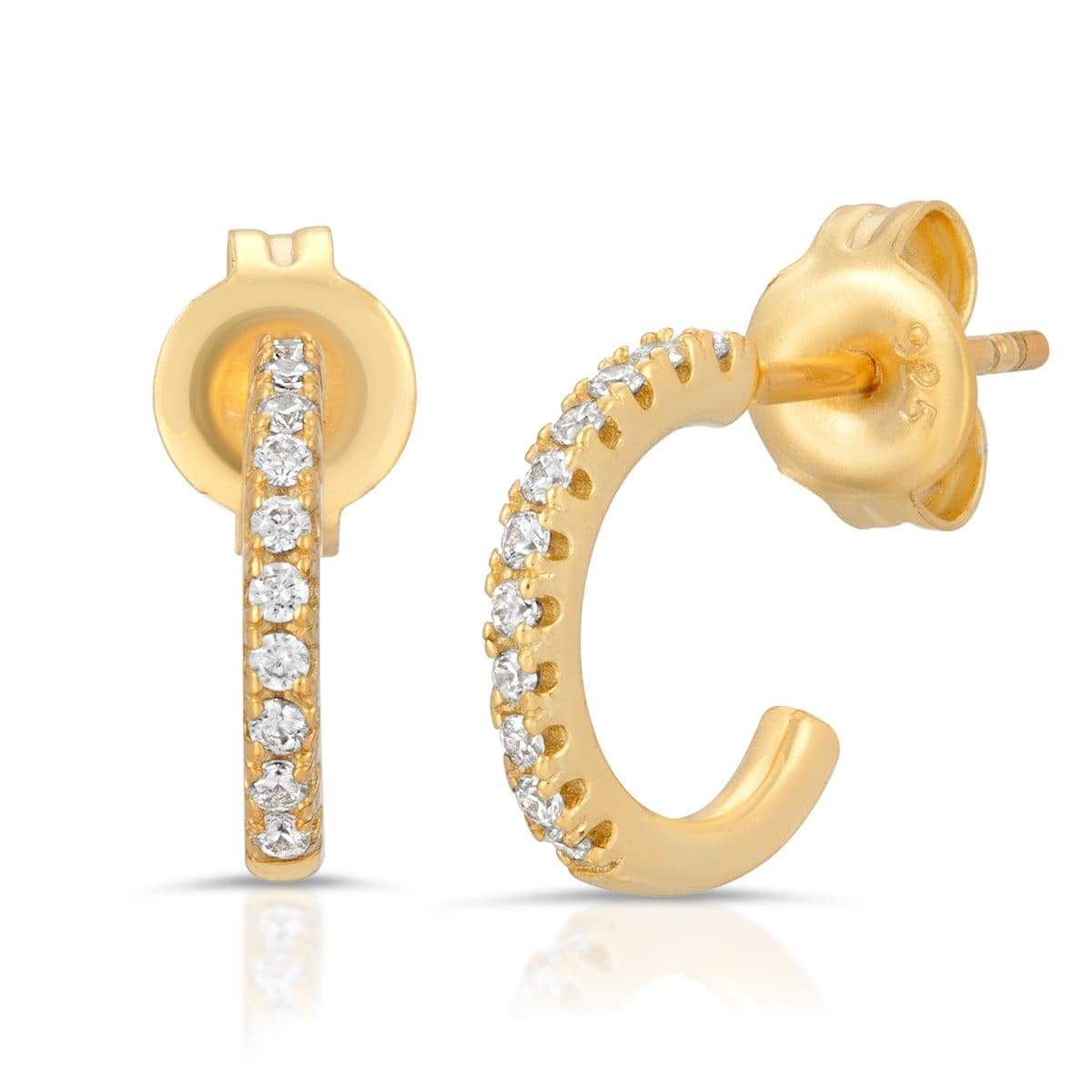Stylish Jenny Earrings for Women - Trendy Gold Hoop Earrings for Everyday Wear | Perfect for Office, Parties & Casual Outfits