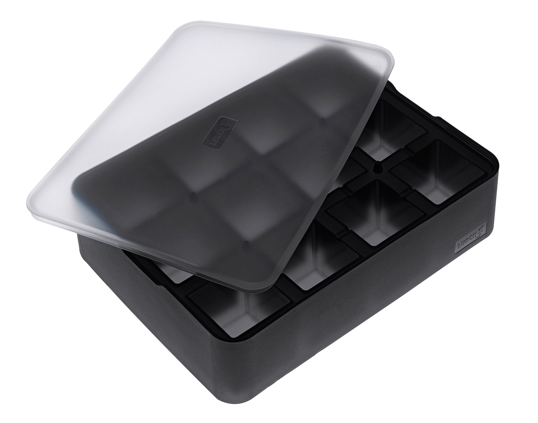 Premium Silicone Ice Cube Tray - Makes 12 Large 1.6x1.6 Inch Cubes | German Design | BPA-Free & Flexible | Perfect for Cocktails, Iced Coffee & Home Bars