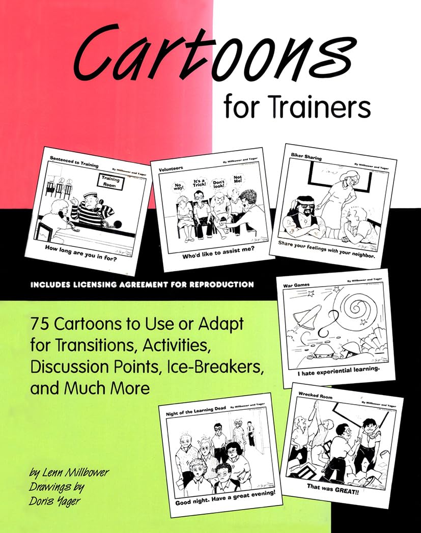 75 Cartoons for Trainers - Perfect for Transitions, Activities, Discussions & Icebreakers | Engaging Visual Aids for Workshops, Meetings & Team Building
