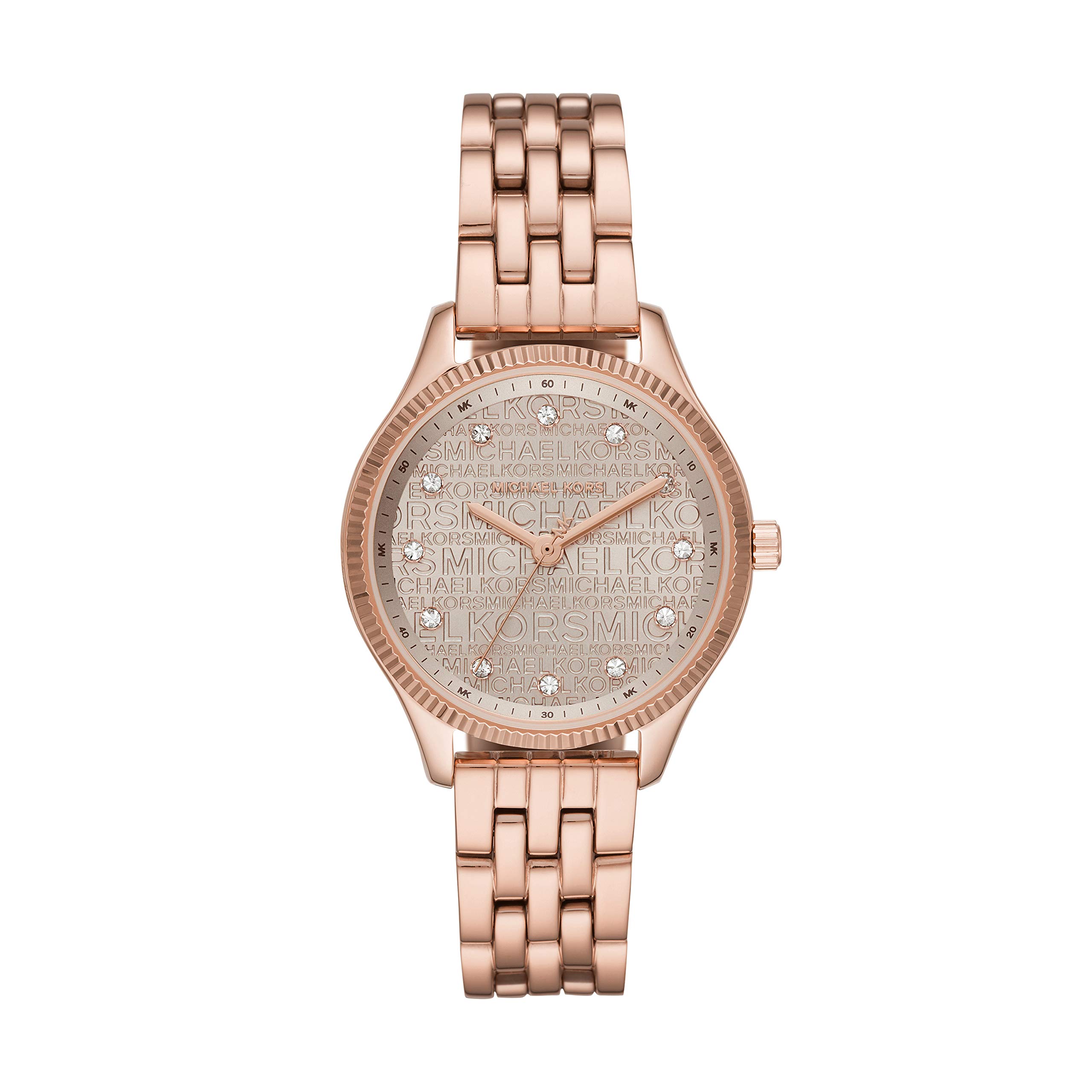 Michael Kors Lexington Women's Watch - Stainless Steel Bracelet, Gold-Tone, Water Resistant | Perfect for Office, Casual Wear & Gift Giving