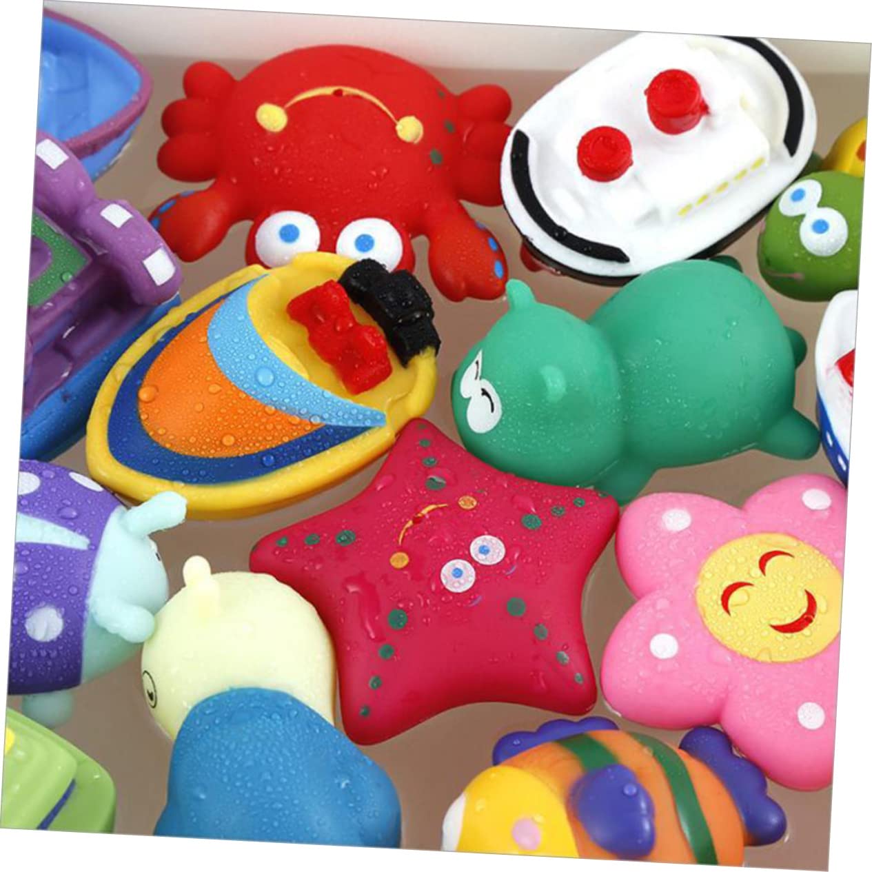 UPKOCH 12 Pcs Ocean Animal Bath Toys for Kids - Colorful Sea Creature Bathtub Toys for Toddlers, Fun Bath Time Learning & Sensory Play