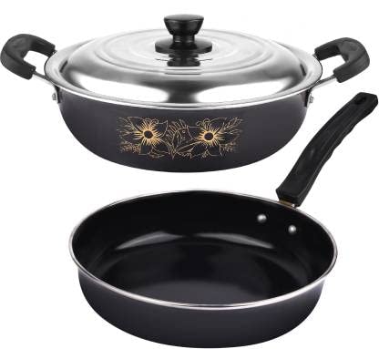 Premium 2-Piece Cast Iron Cookware Set with Induction Bottom - Perfect for Stovetop Cooking, Braising & Searing | Compatible with Gas, Electric & Induction Cooktops