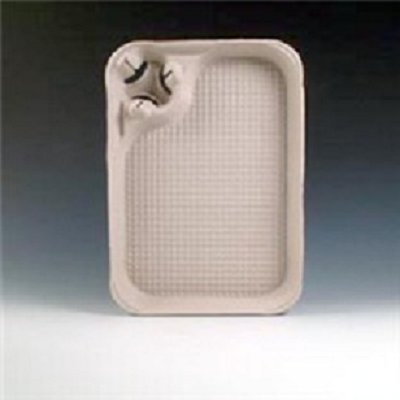 Eco-Friendly Molded Fiber Food Tray with Cup Holder - Case of 200 (Includes FDL Party Picks) - Perfect for Parties, Catering & Takeout Services