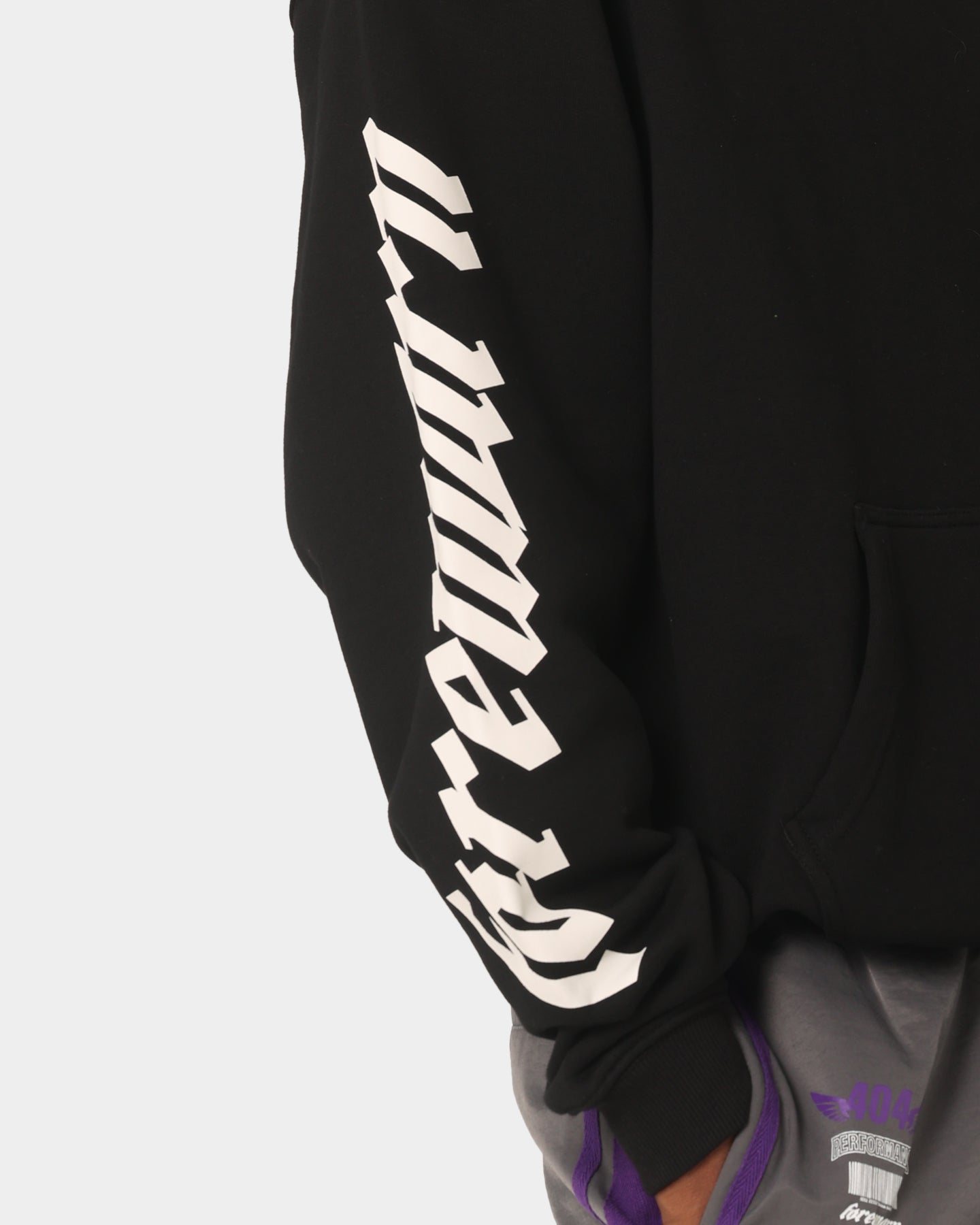 404 Forewarn Hoodie - Black Men's Pullover Sweatshirt for Streetwear & Urban Fashion | Comfortable & Stylish for Casual Wear & Outdoor Activities