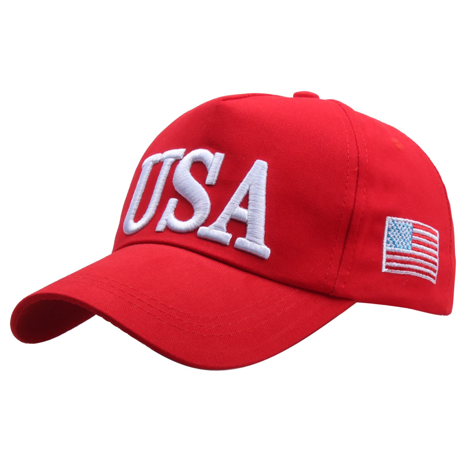 Unisex American Flag Baseball Cap - Adjustable Corduroy Summer Hat for Men & Women | Retro Padres Style for Outdoor Sports, Casual Wear & Patriotic Events